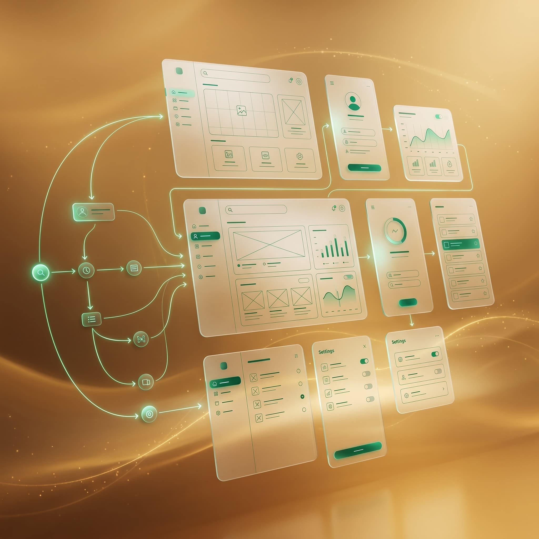 UI/UX design, wireframing, and user experience interface design